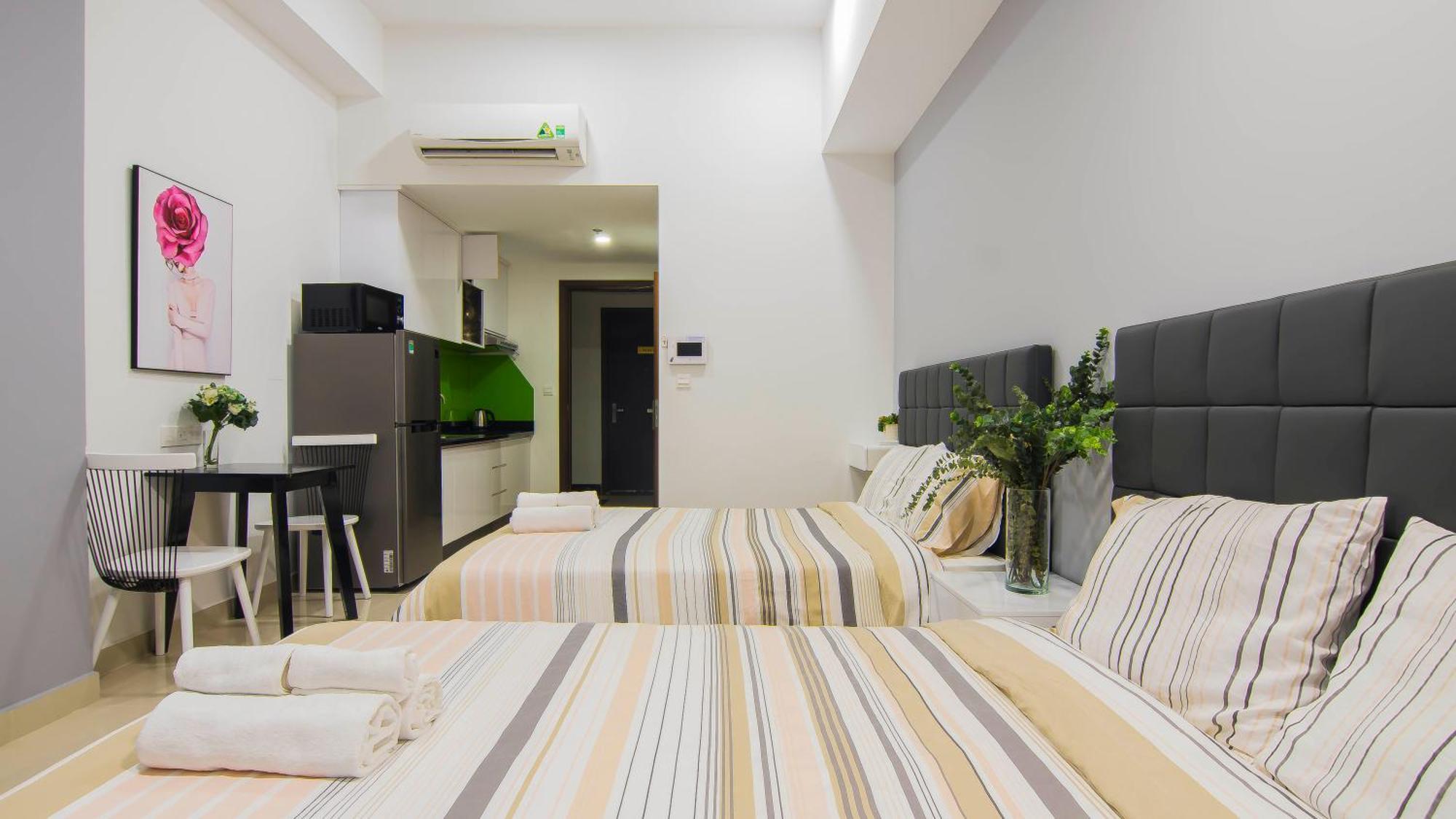 Min' Apartment - Rivergate Residence Downtown Bui Vien - Free Pool Ho Chi Minh-staden Exteriör bild