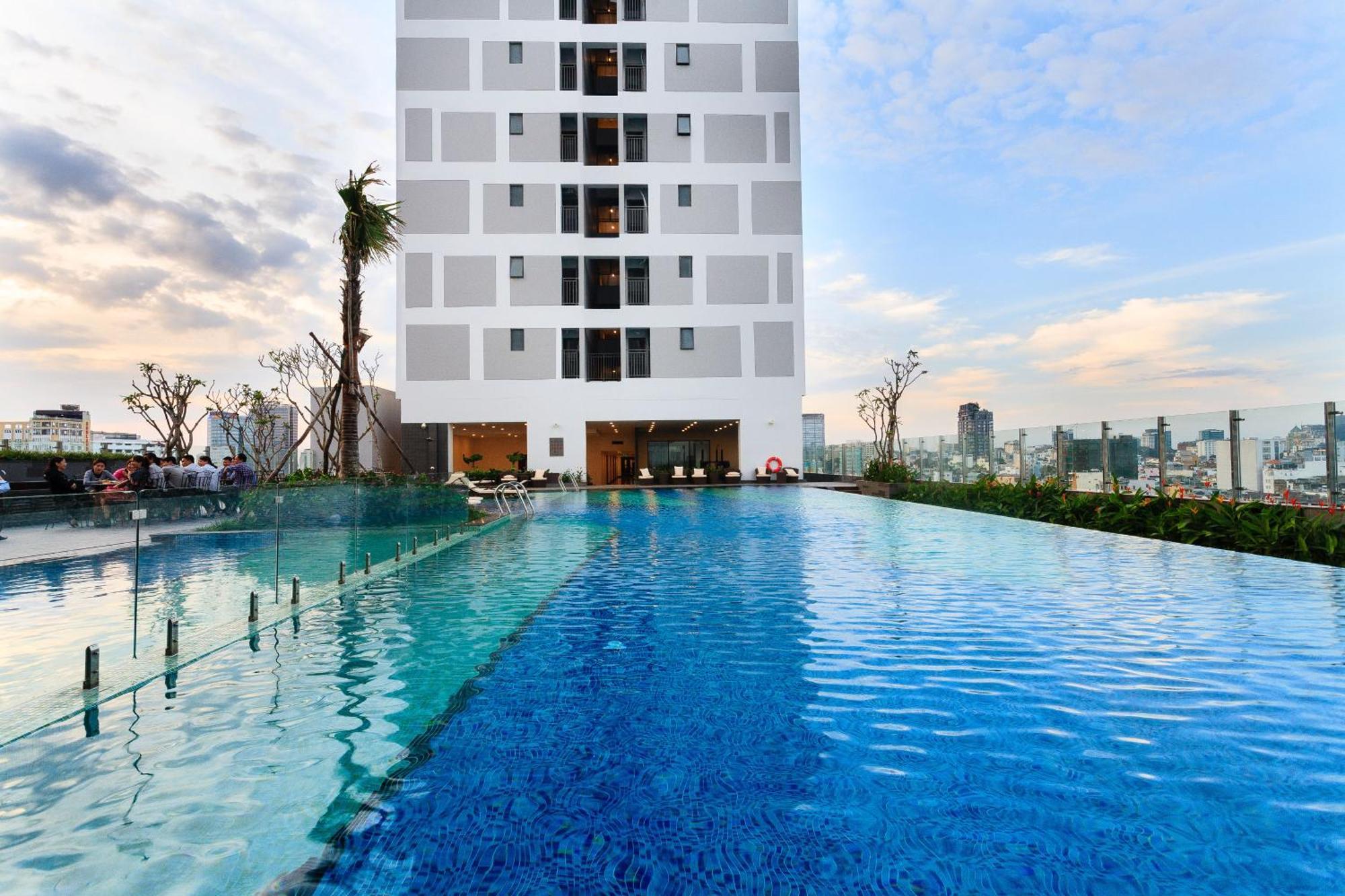 Min' Apartment - Rivergate Residence Downtown Bui Vien - Free Pool Ho Chi Minh-staden Exteriör bild
