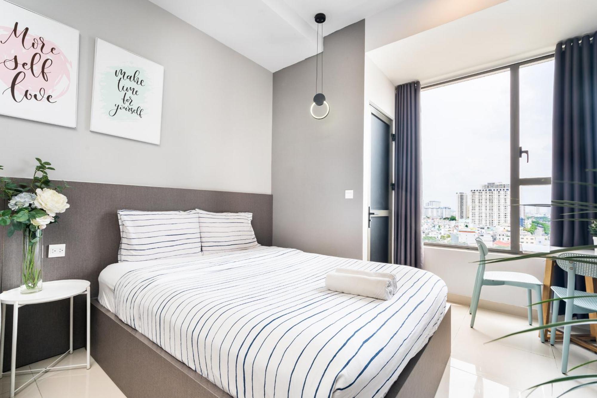 Min' Apartment - Rivergate Residence Downtown Bui Vien - Free Pool Ho Chi Minh-staden Exteriör bild
